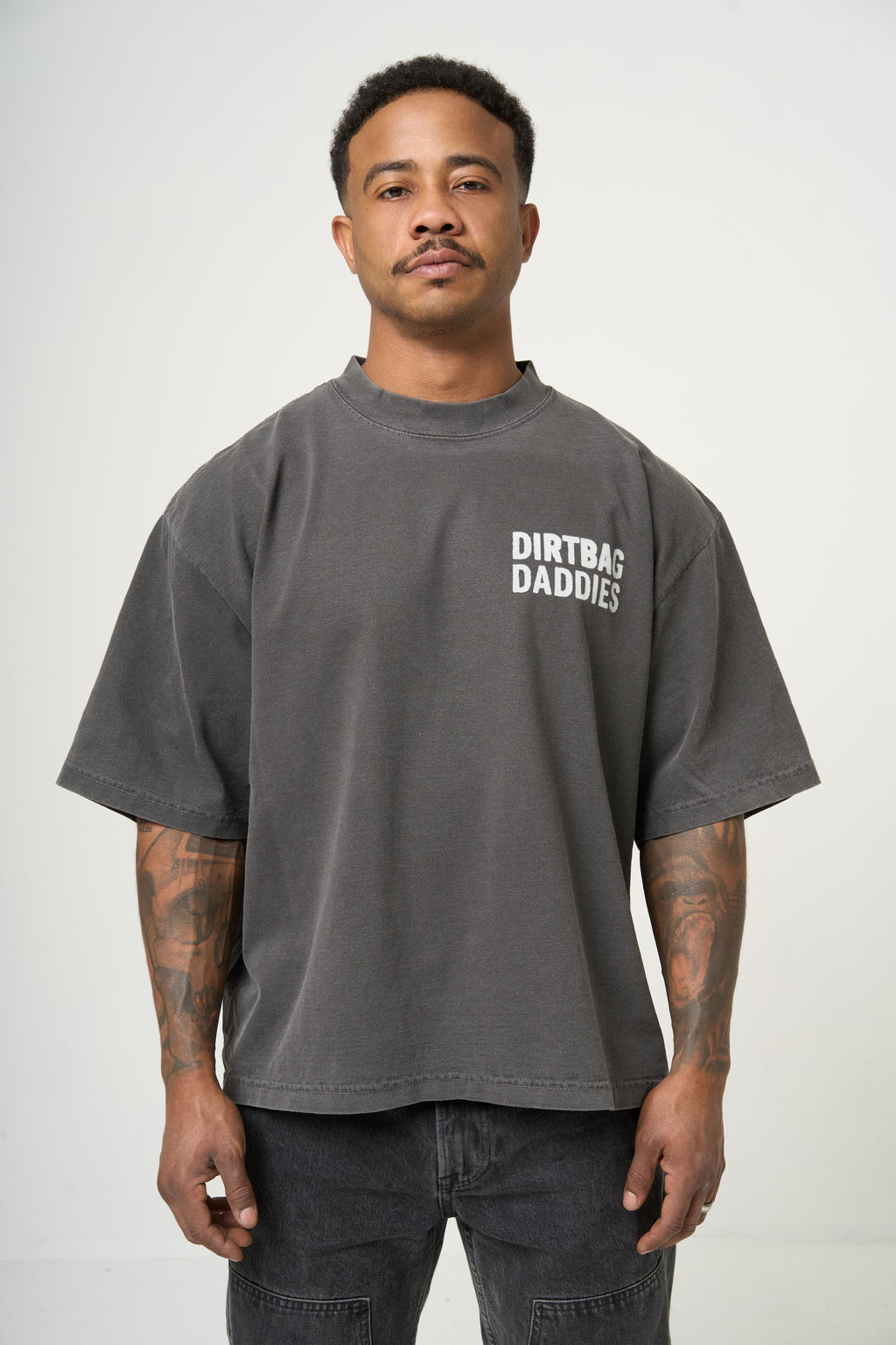 The Creed Tee - Vintage Charcoal