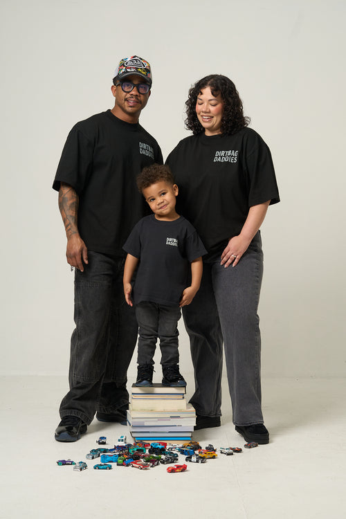 Present Over Perfect Tee - Kids Carbon Black