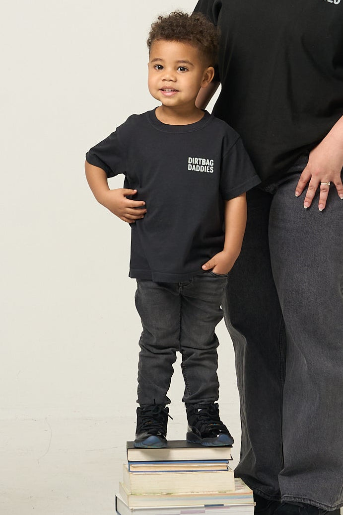 Present Over Perfect Tee - Kids Carbon Black