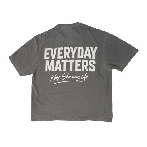 Everyday Matters Tee - Vintage Charcoal