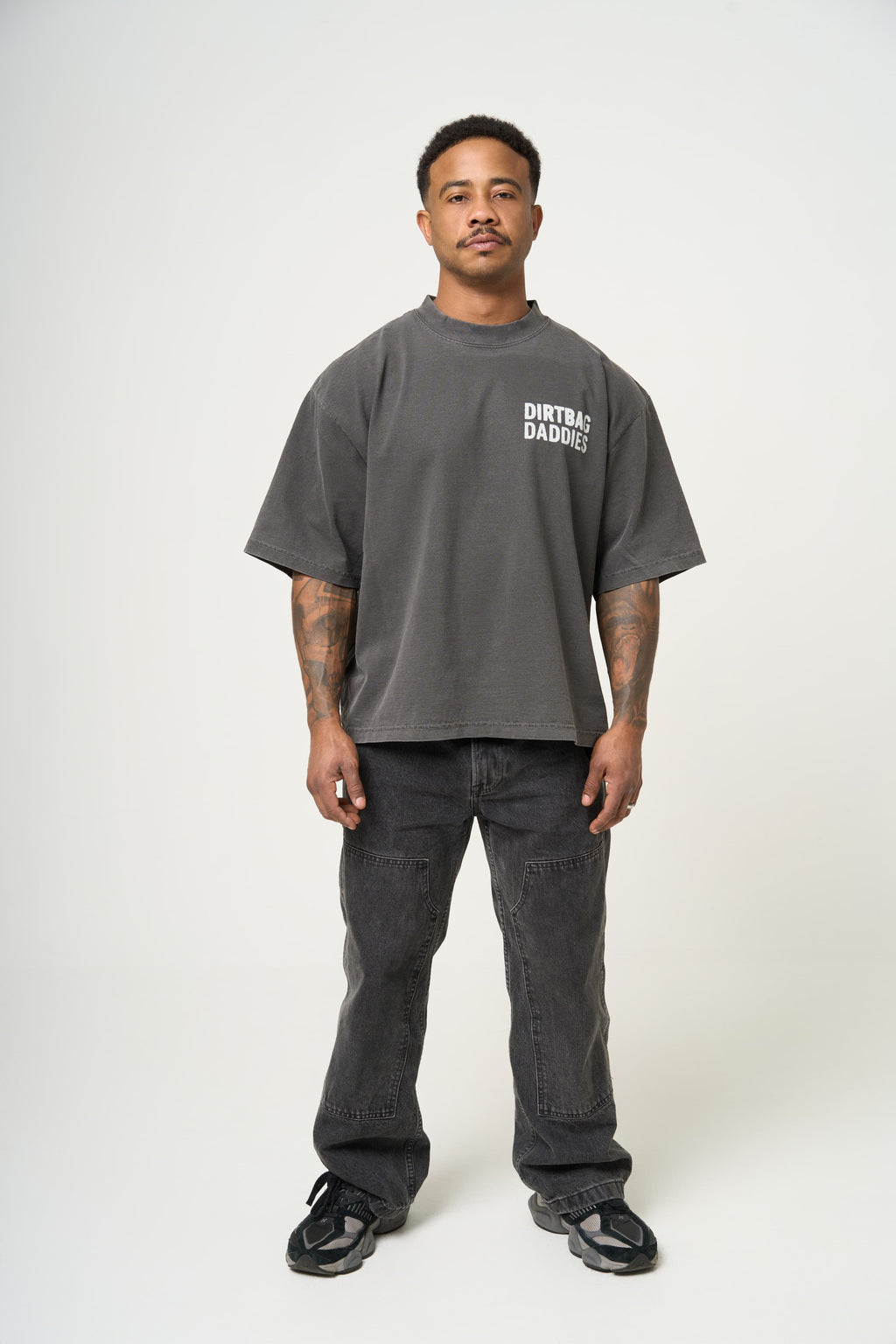 The Creed Tee - Vintage Charcoal
