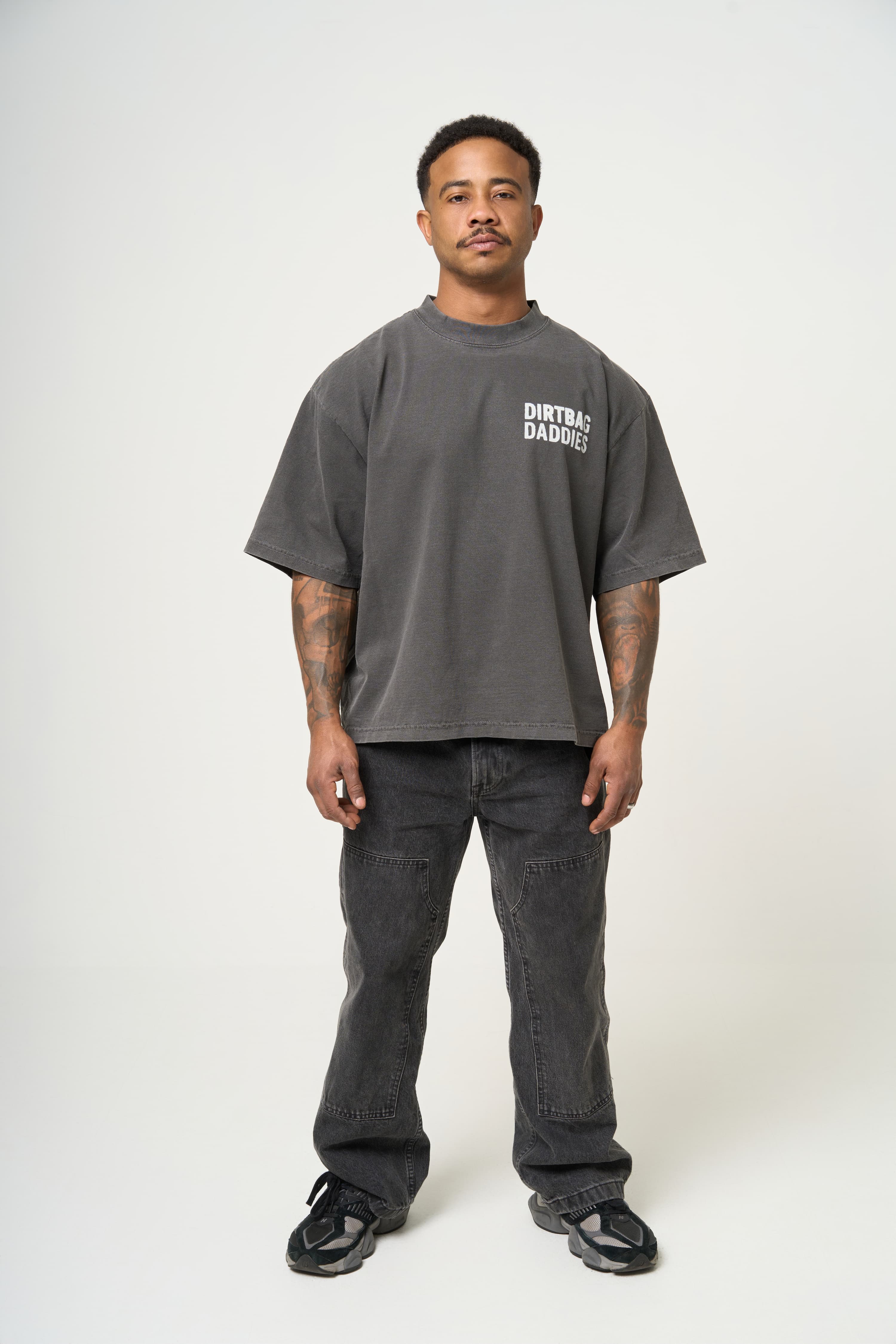 The Creed Tee - Vintage Charcoal