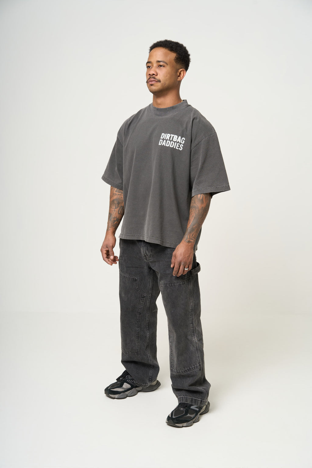 The Creed Tee - Vintage Charcoal