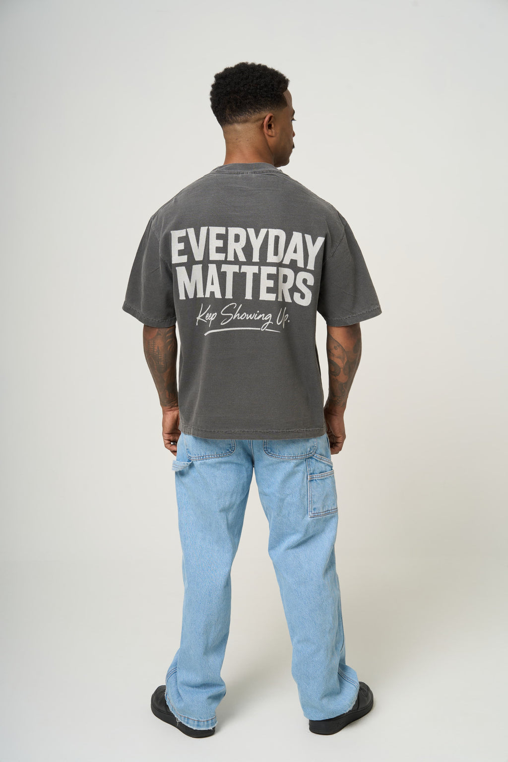 Everyday Matters Tee - Vintage Charcoal